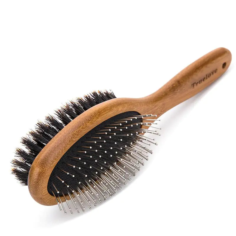 Dual-Sided Dog Grooming Brush